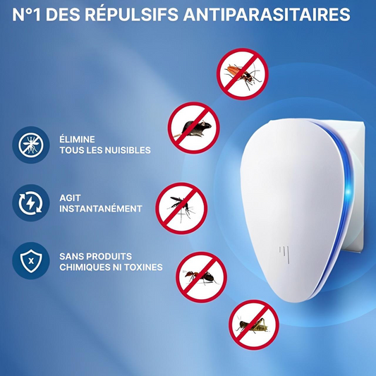 Répulsif à Ultrasons Pour Souris - Rats Et Araignées