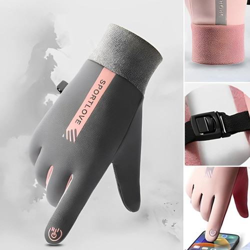 Gants Hiver Thermiques Anti Froid Imperméables Pour Écran Tactile
