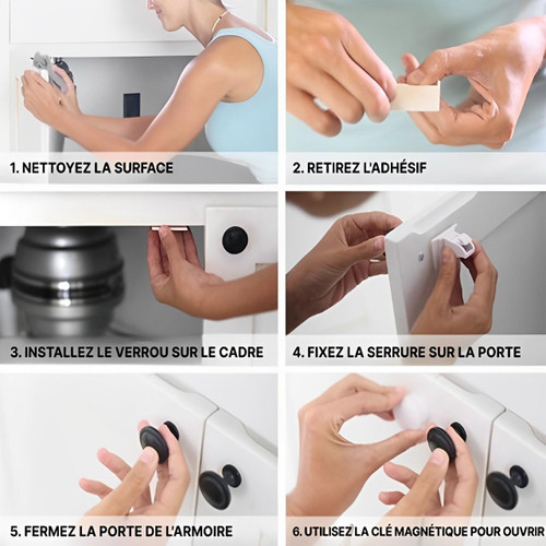 Serrure Magnétique De Sécurité Pour Enfants