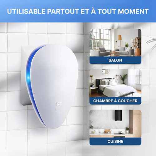 Répulsif à Ultrasons Pour Souris - Rats Et Araignées