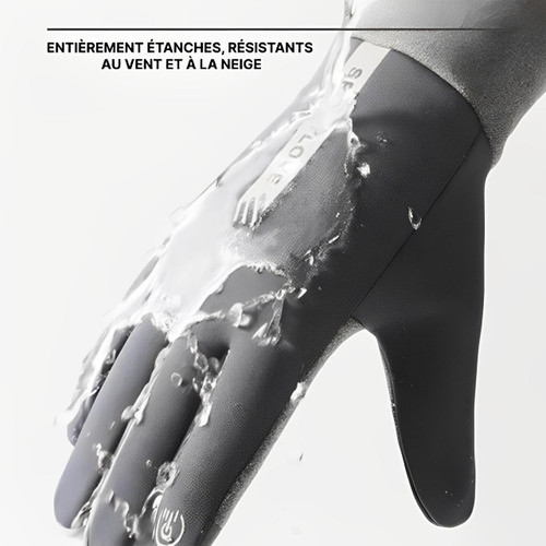 Gants Hiver Thermiques Anti Froid Imperméables Pour Écran Tactile