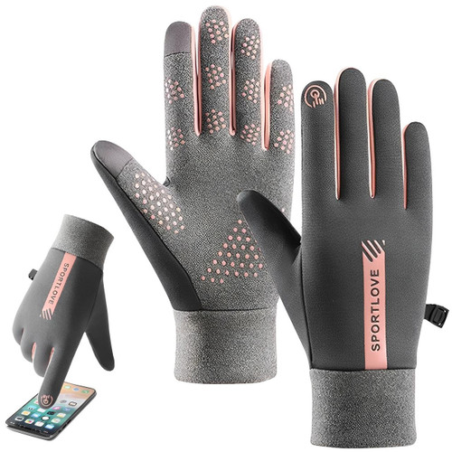 Gants Hiver Thermiques Anti Froid Imperméables Pour Écran Tactile
