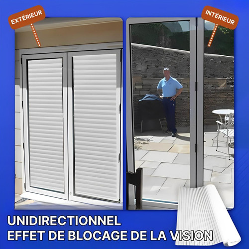 Film Fenêtre Anti-regard à Motif De Store