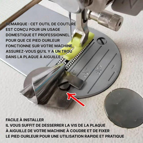 Pied Ourleur Pour Machine À Coudre