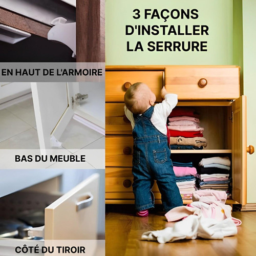 Serrure Magnétique De Sécurité Pour Enfants