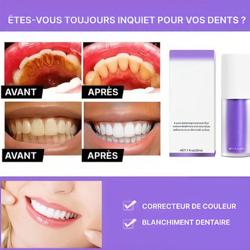 Dentifrice Violet Blanchissant - HealthCare™