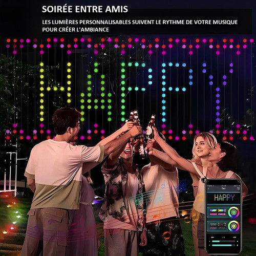 Rideau Lumineux Avec Télécommande