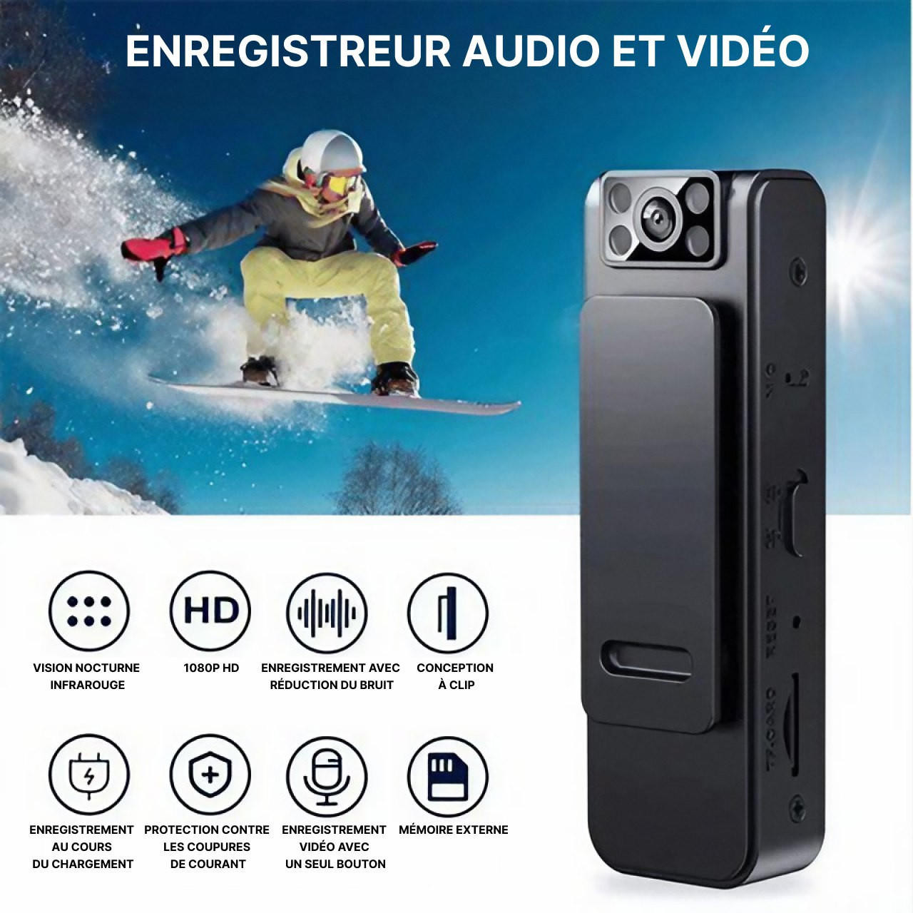 Mini Caméra Discrète HD