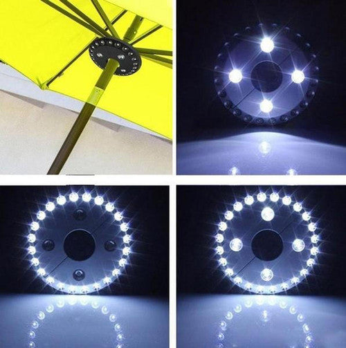 Eclairage LED Détachable pour parasol