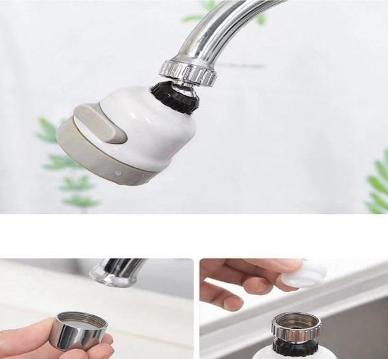 Économiseur d'Eau - Tête De Robinet Rotative à 360°