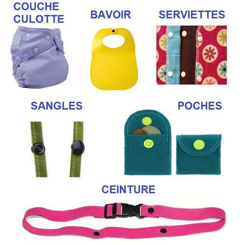 Ensemble De Boutons Pressions (360 Pièces)