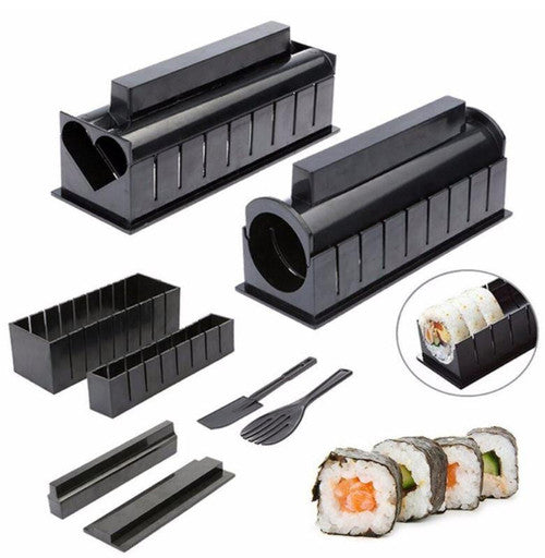 Ensemble de Moules à Sushi - 10 pièces