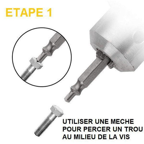 Extracteur De Vis De Première Qualité (lot de 5)