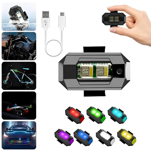 Feu Led Stroboscopique Pour Moto - Voiture Et Vélo