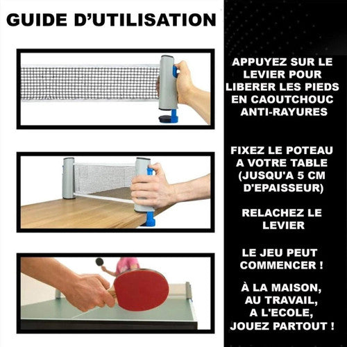 Filet De Tennis De Table Extensible
