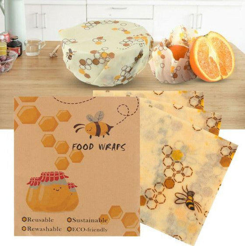Film Alimentaire Réutilisable En Cire D'abeille