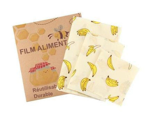 Film Alimentaire Réutilisable En Cire D'abeille