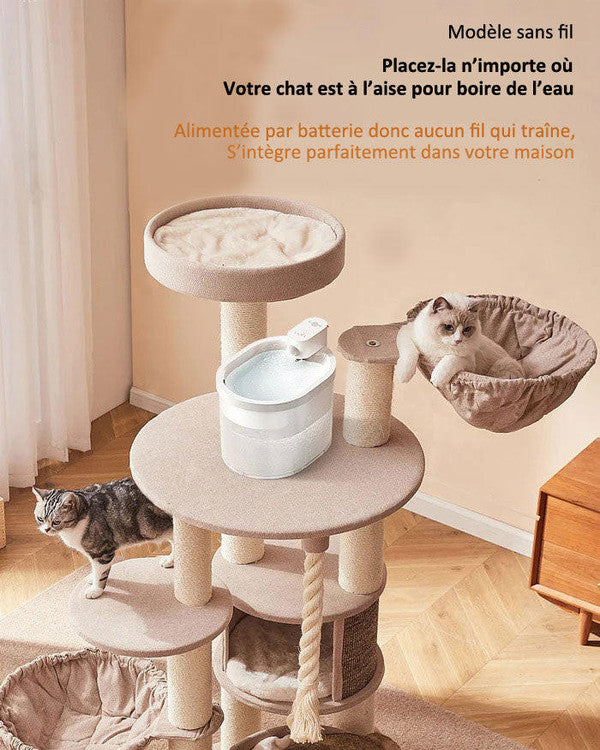 Fontaine à eau Pour Chat Sans Fil - CatCaire™