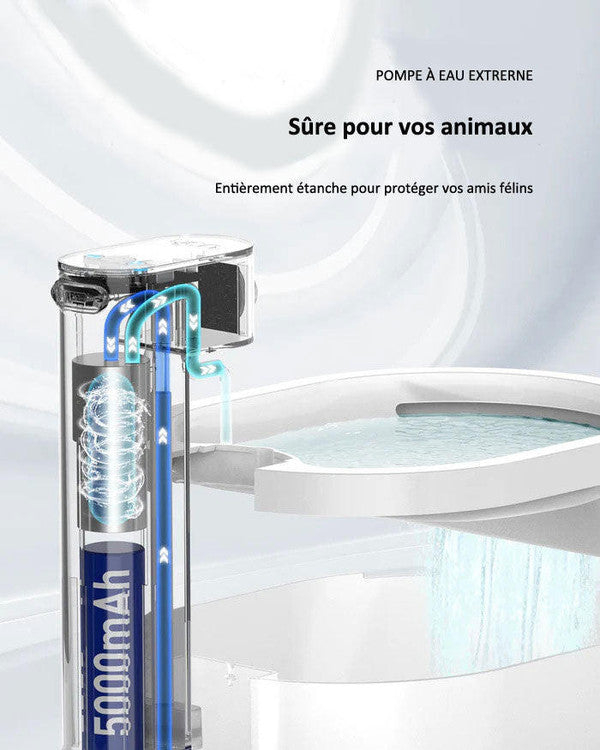 Fontaine à eau Pour Chat Sans Fil - CatCaire™