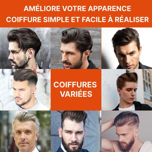 Gel Coiffant Avec Peigne 2-en-1 Pour Homme