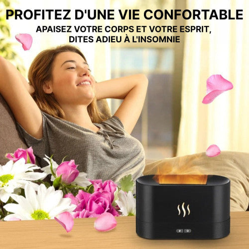 Humidificateur d'Air À Effet Flamme