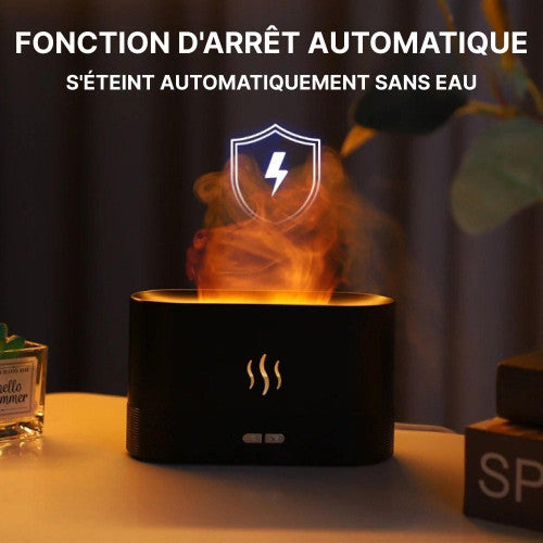 Humidificateur d'Air À Effet Flamme