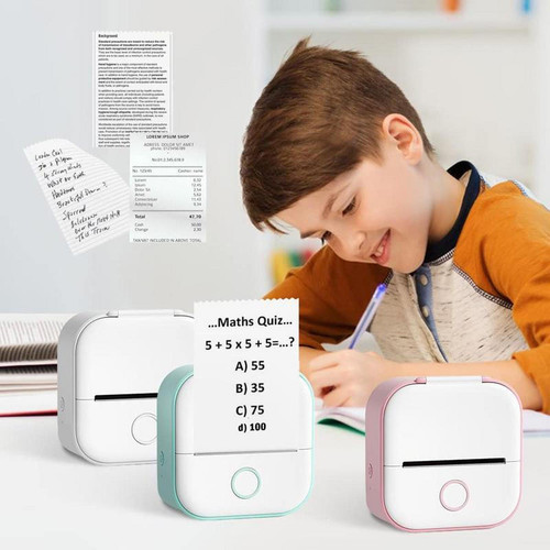 Imprimante Thermique Portable Sans Fil Pour Android et iOS