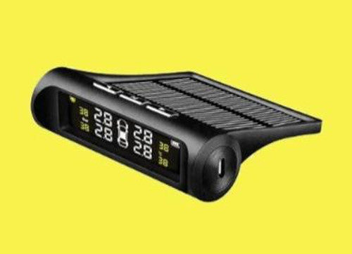 Indicateur de pression externe des pneus Sur alimentation solaire Sans fil