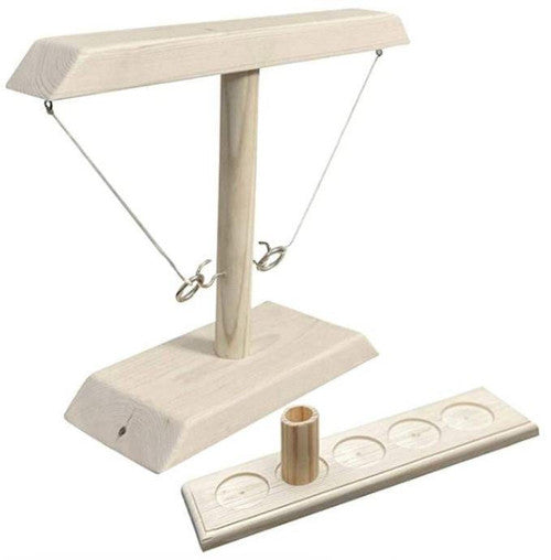 Jeu De Lancer d'Anneaux En Bois