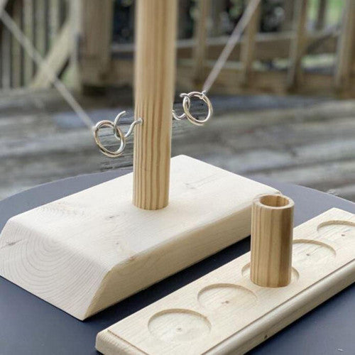 Jeu De Lancer d'Anneaux En Bois