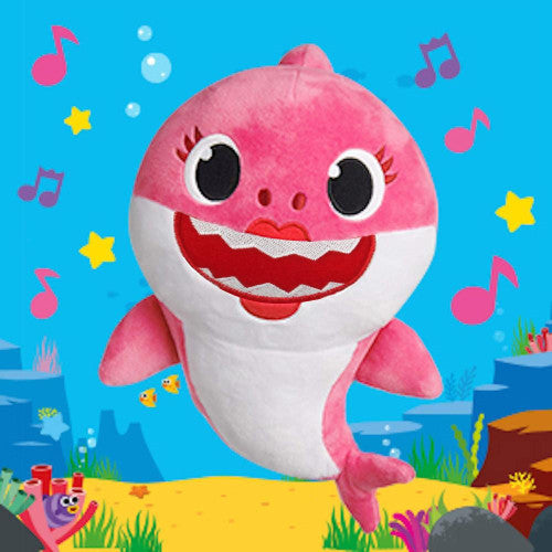 Jouet en Peluche Bébé Requin Chantant