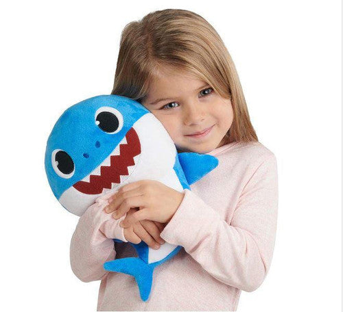 Jouet en Peluche Bébé Requin Chantant