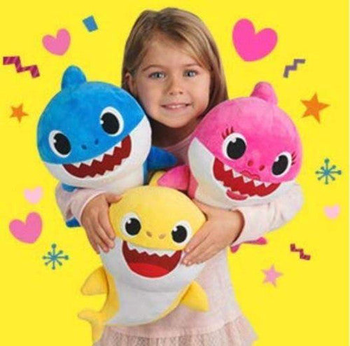 Jouet en Peluche Bébé Requin Chantant