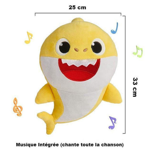 Jouet en Peluche Bébé Requin Chantant