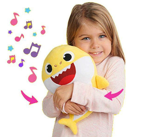 Jouet en Peluche Bébé Requin Chantant