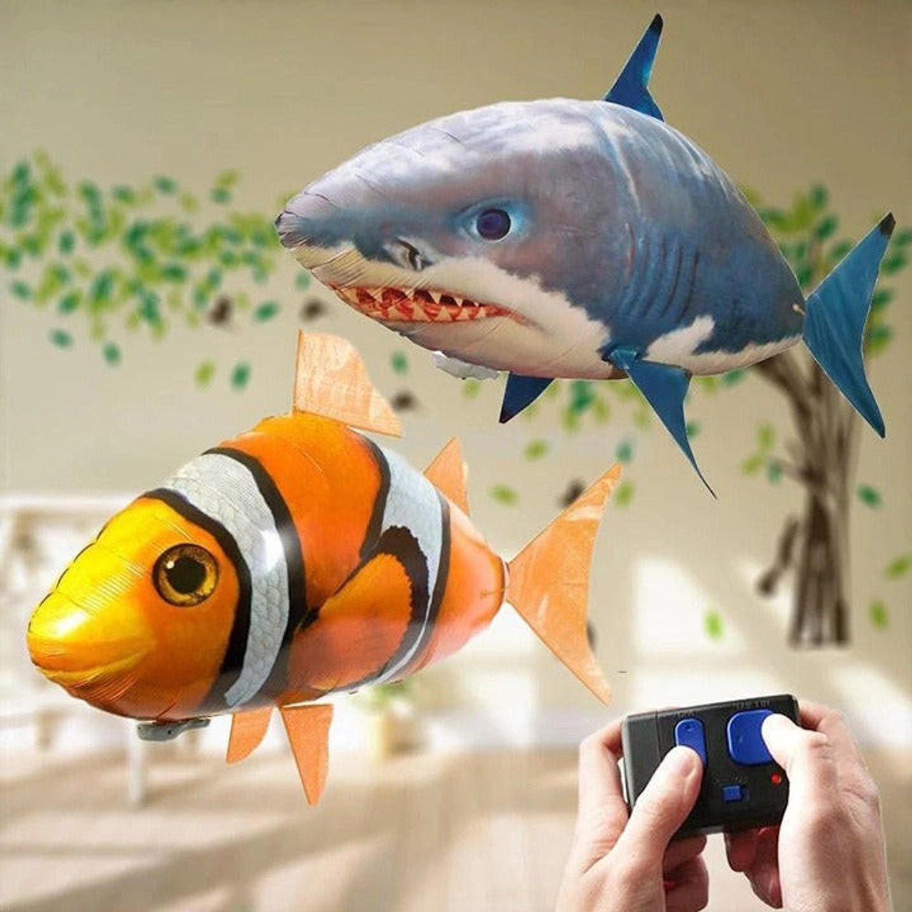 Jouet Requin - Ballon Volant Télécommandé