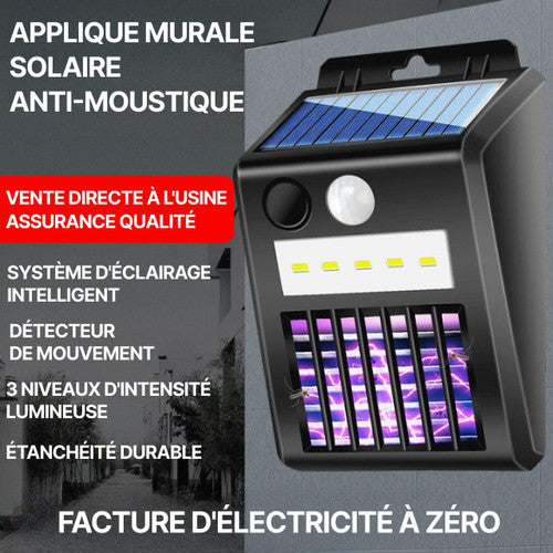 Lampe Anti Moustique Solaire Murale