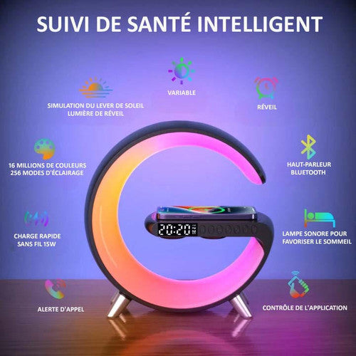 Lampe d'Ambiance Avec Chargeur Induction