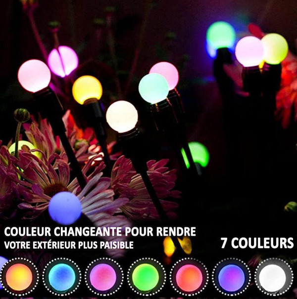 Lampe De Jardin à Énergie Solaire - 2 pièces