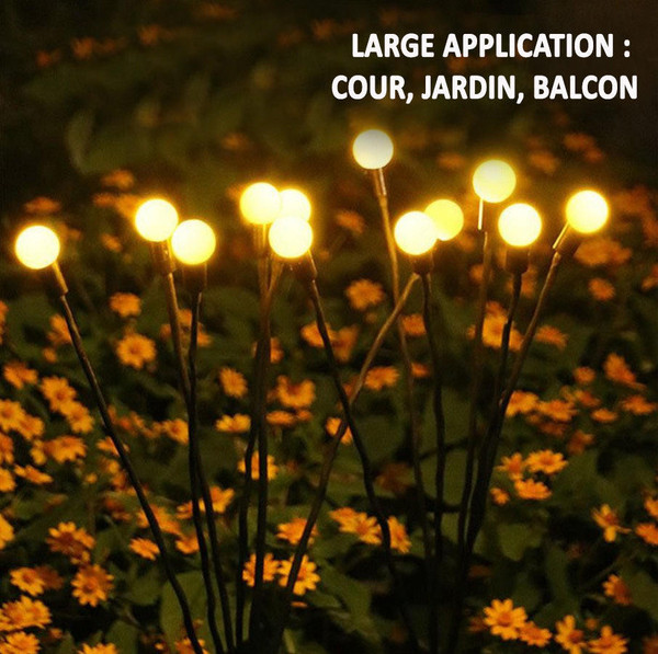 Lampe De Jardin à Énergie Solaire - 2 pièces