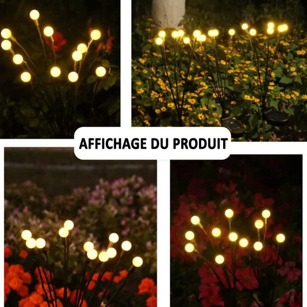 Lampe De Jardin à Énergie Solaire - 2 pièces