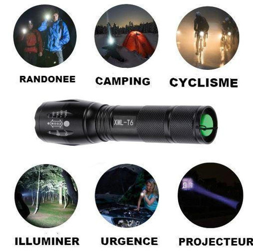 Lampe de Poche Militaire Tactique G900