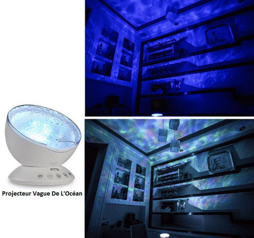 Lampe De Projection Vague De L'Océan