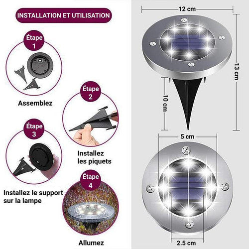 Lampe Solaire LED Extérieure