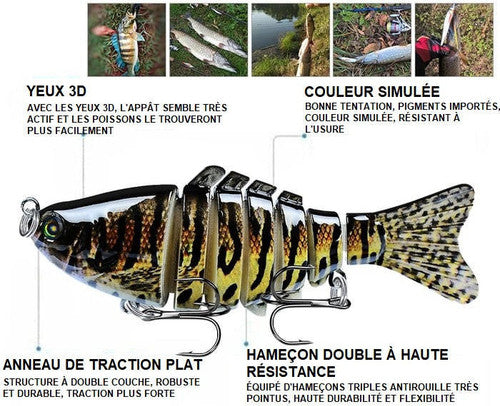 Leurre De Pêche Articulé
