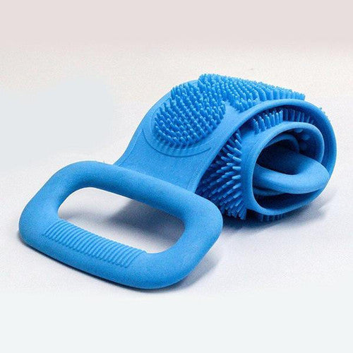 Longue Brosse de Bain Double Sens en Silicone