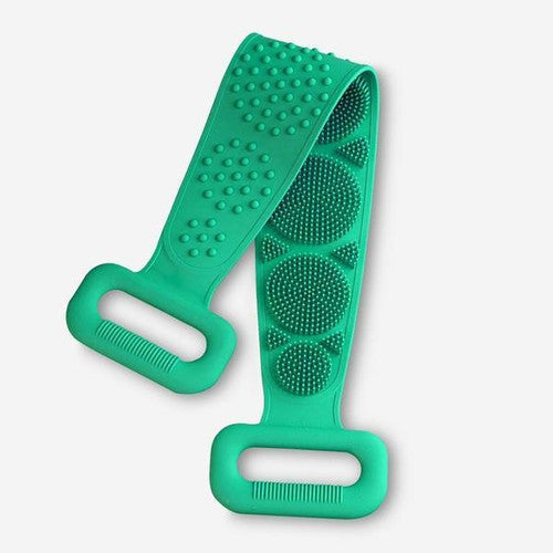 Longue Brosse de Bain Double Sens en Silicone