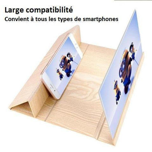 Loupe D’Écran 3D Pour Téléphone