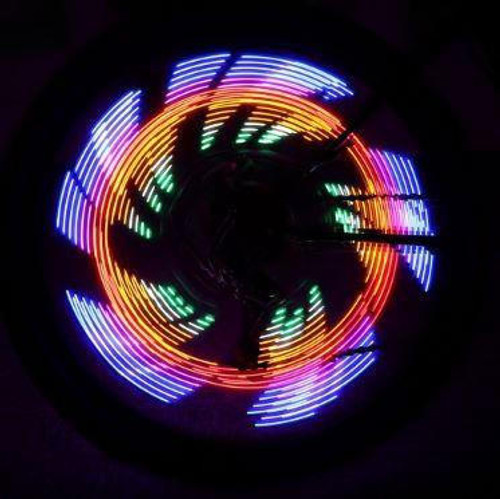 Lumière à effets pour Roues de Vélo