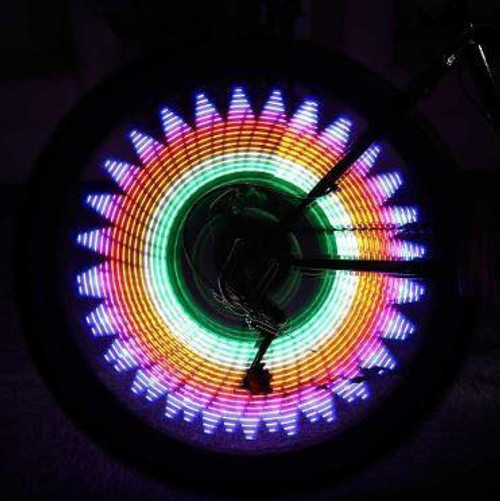Lumière à effets pour Roues de Vélo